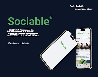 Sociable: A Global Social Media Application.