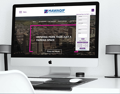 Mawaqif website interface design