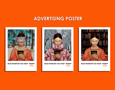 Advertising Poster - Amazon Kindle (SoftUni Creative)