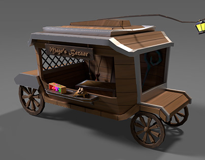 Projet 3D : Chariot de marchand