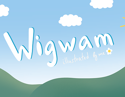 Illustration for kid’s wigwam
