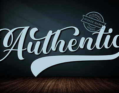 Authentic - A Logo font