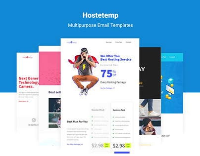 Hostetemp - Multipurpose Email Templates & Builder