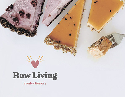 Identity for confectionery "Raw Living"
