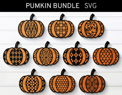 Pumpkins SVG Laser Cut Files