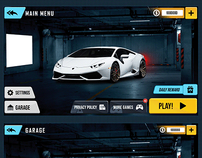 Racing Game UI