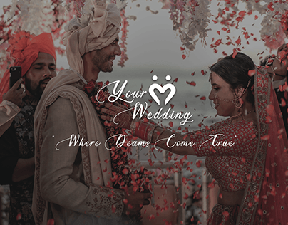 Wedding Planning Website Design in Adobe Photoshop