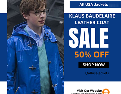 Klaus Baudelaire Leather Coat