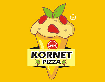 Logo Design Kornet Pizza