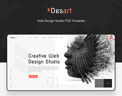 Creative Web Design Studio Template for Themeforest
