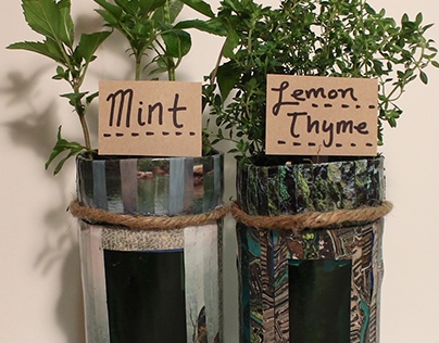 Recycled Self Watering Planters