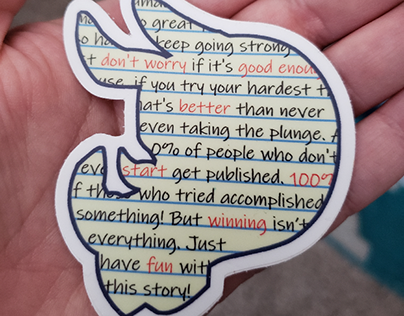 Rhino Motivation Sticker