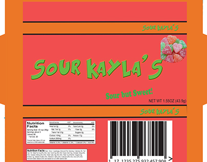 "Sour Kayla's" Candy Bar