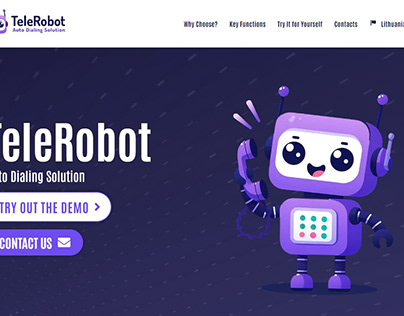 Project thumbnail - Tele-robot.eu website design