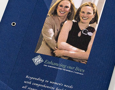 Fundraising Brochure With Riveted Binding