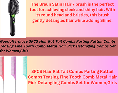 Imported Hair Brushes & Accessories - round hair brush