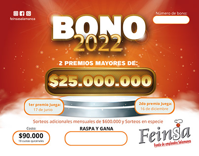 Diseño Bono Para Fondo de Empleados
