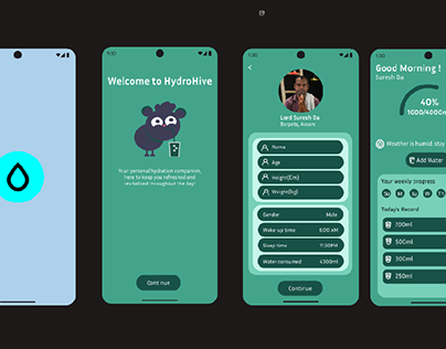 HydroHive - A water reminder app