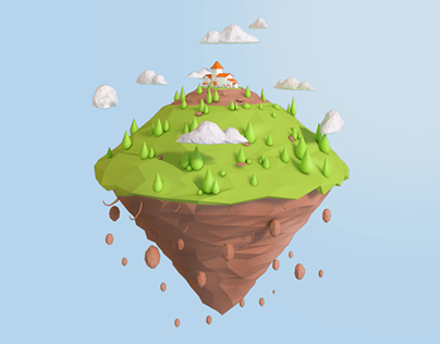 Low Poly Floating Island