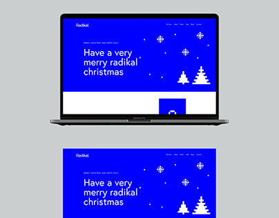 Radikal Christmas Landing Page
