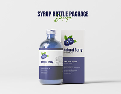 Syrup Bottle Package Design