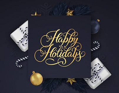 Happy Holidays Card - Personalized