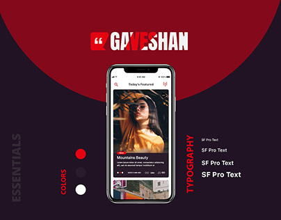 Gaveshan App Design
