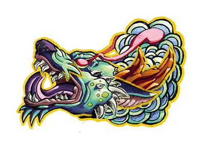 Sticker Dragón