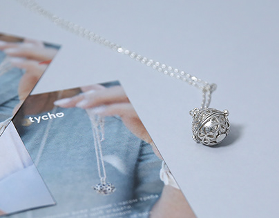 "Tycho" Silver necklace for pregnancy