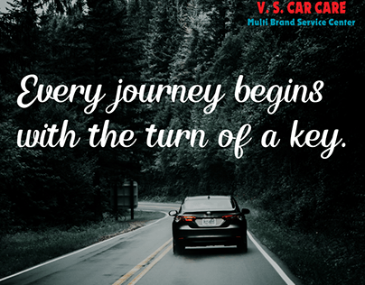 Every journey begins with the turn of a key