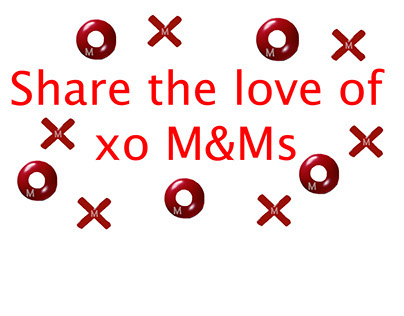 Fake xo M&Ms Cover Letter
