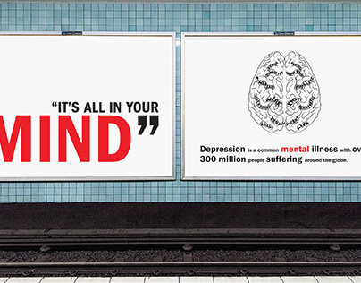 Advertisement for social cause 2 - Depression Campaign