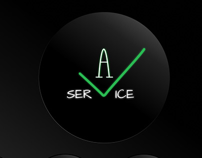Логотип для компании Aservice (ремонт электроники)📱