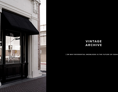 VINTAGE ARCHIVE (RESEARCH AND MOODBOARD)