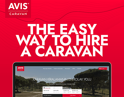 Avis Caravan Corporate website. (Concept)