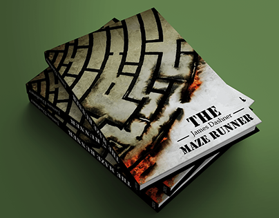 Book cover desing "The Maze Runner"