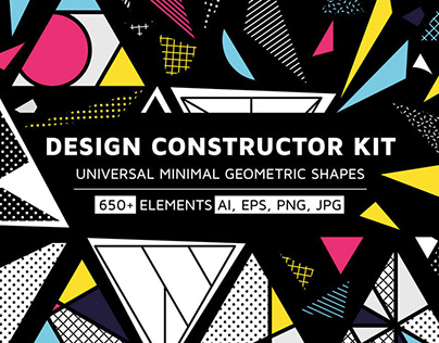 Design Constructor Kit - Triangles by Iuliia Mazur