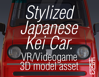 Stylized Japanese Kei Car