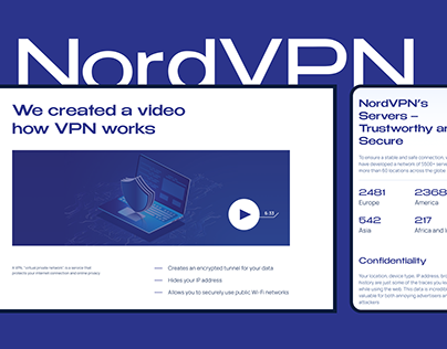 NordVPN — Website redesign