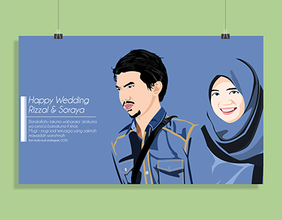 Rizzal & Rizal Wedding Gift - Trace Art