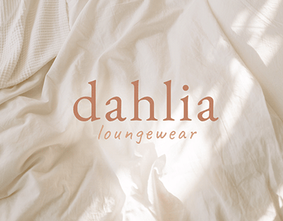 Dahlia Loungewear Branding