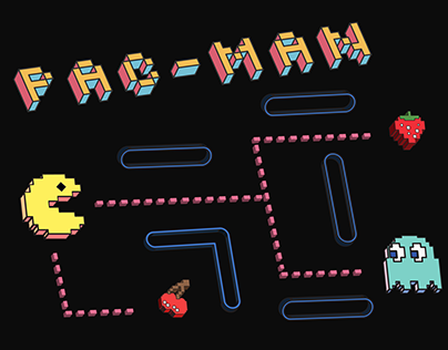 Pac-Man Illustration