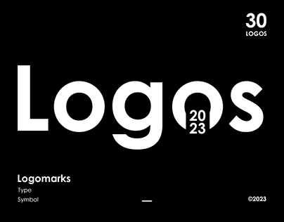 Collection of 30 logos, Logofolio 2023