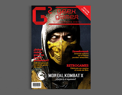 Diseño editorial | Revista Geek Gamer