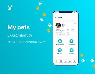My pets - Mobile App | UX/UI case study