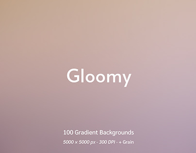 Gloomy – 100 Gradient Backgrounds