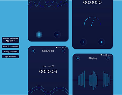 Sound Recorder App Design Concept