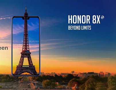 Social Media Banner Design for Honor 8X