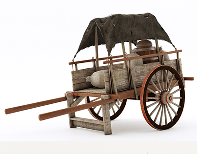Modeling and visualization of rustic carts
