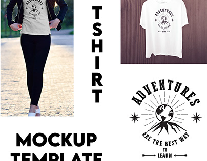 Adventure T-shirt Mockup Template